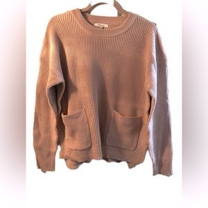 Madewell Ribbed Dropped Shoulder Sweater